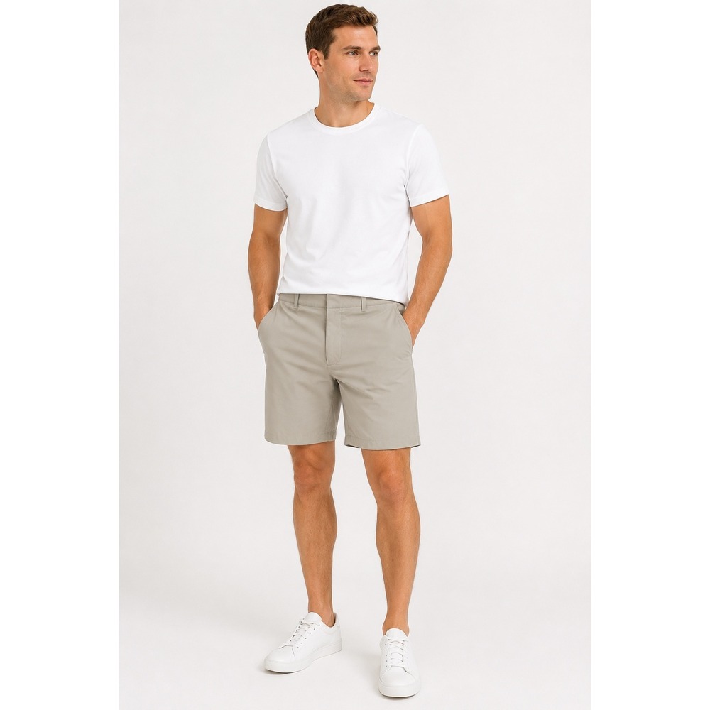 J.Crew Mens 7 Inch Tech Shorts Stone Beige Tan Size 38 NWT